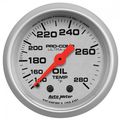 Auto Meter 2IN OIL TEMP, 140-280F, MECH, ULTRA-LITE 4341